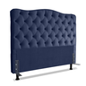 Cabeceira Para Cama Box Queen 1,6 M Realeza:Suede Azul Marinho - 1