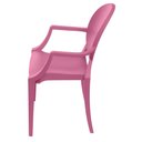 Ver imagem 3 de Cadeira Louis Ghost Infantil com Braco Cor Rosa - 52521