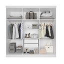 Ver imagem 2 de Guarda-roupa 6 Portas 2 Gavetas Recife