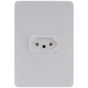 Ver imagem 1 de Conjunto Tomada 2 Pinos + Terra 10 Amperes 250 Volts Branco - S71302104 - Schneider Cj Tomada 2p+t 1