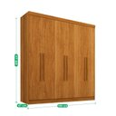 Ver imagem 4 de Guarda-roupa 6 Portas 2 Gavetas Recife