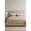 Ver imagem 1 de Cabeceira Estofada Casal Debrum Não É Segredo Linho Cru 140x120