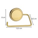 Ver imagem 5 de Porta Papel Higiênico Papeleira Suporte de Parede Fixação Adesiva - Wp Connect Papeleira Fixação por