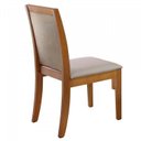 Ver imagem 3 de Conjunto 6 Cadeiras em Madeira Maciça Estofadas Berlim Espresso Móveis