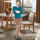 Ver imagem 6 de Conjunto 6 Cadeiras em Madeira Maciça Estofadas Berlim Espresso Móveis