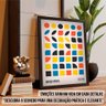 Elementos Colorido Coleção Bauhaus Quadro Escritório Moderno - 3
