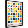 Elementos Colorido Coleção Bauhaus Quadro Escritório Moderno - 5