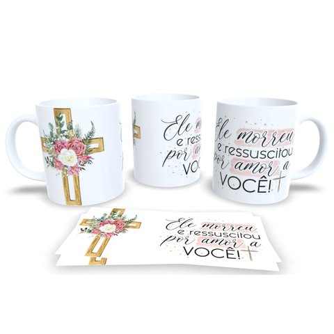 Canecas Coleção Pascoa com Jesus