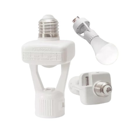 Sensor de Presença E27 48w Led C/fotocélula Qualitronix