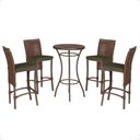 Ver imagem 1 de Mesa Bistro e 4 Banquetas Roma Corda Náutica 13 Trama
