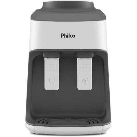 Bebedouro de Mesa 10 L ou 20 L Bivolt Cinza e Branco Philco