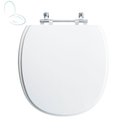 Ver imagem 1 de Assento Sanitário Tampa de Vaso Branco Mdf Laqueado Massima para Bacia Incepa