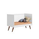 Ver imagem 1 de Berço Americano com Colchão Qencanto Retrô 3820 Branco Acetinado Qmovi Probel