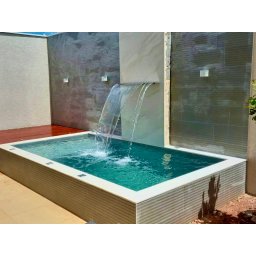 Borda Atérmica Piscina  50x20x1,5cm Malibu Branca - Areia de Quartzo Ind. Cimentícia - 3