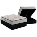 Ver imagem 1 de Conjunto Box Baú Queen: Colchão Molas D Angelis Anjos D33 Orthosono One Face + Base Crc Suede