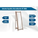 Ver imagem 3 de Multiuso Quarto Casal Espelho Rt 3083 Rustico - Movelbento