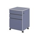 Ver imagem 1 de Gaveteiro com 3 Gavetas Nora Azul