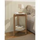 Ver imagem 2 de Conjunto Mesa Sala Estar Inove Off White Marrom