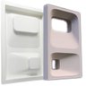 Forma Cobogó 3D Vazado Dupla Face Abs 2 Mm Branco F248 39x24 - 2