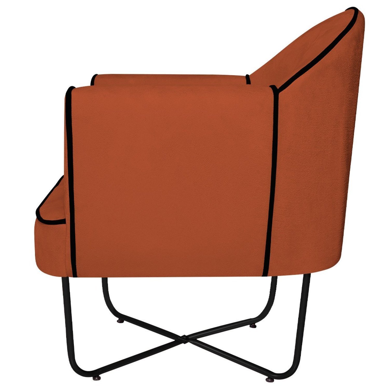 Poltrona Decorativa para Sala de Estar Base X Eva - 5
