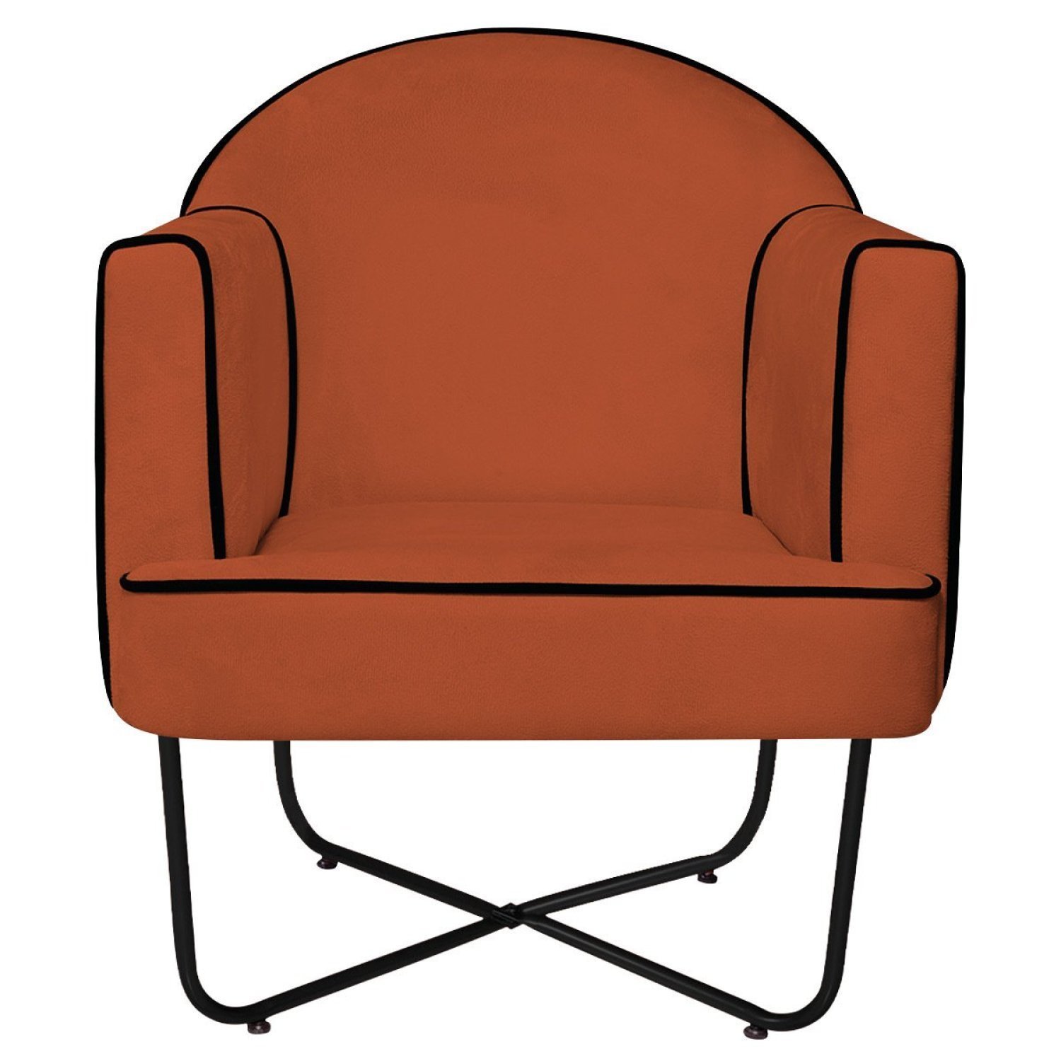Poltrona Decorativa para Sala de Estar Base X Eva - 4