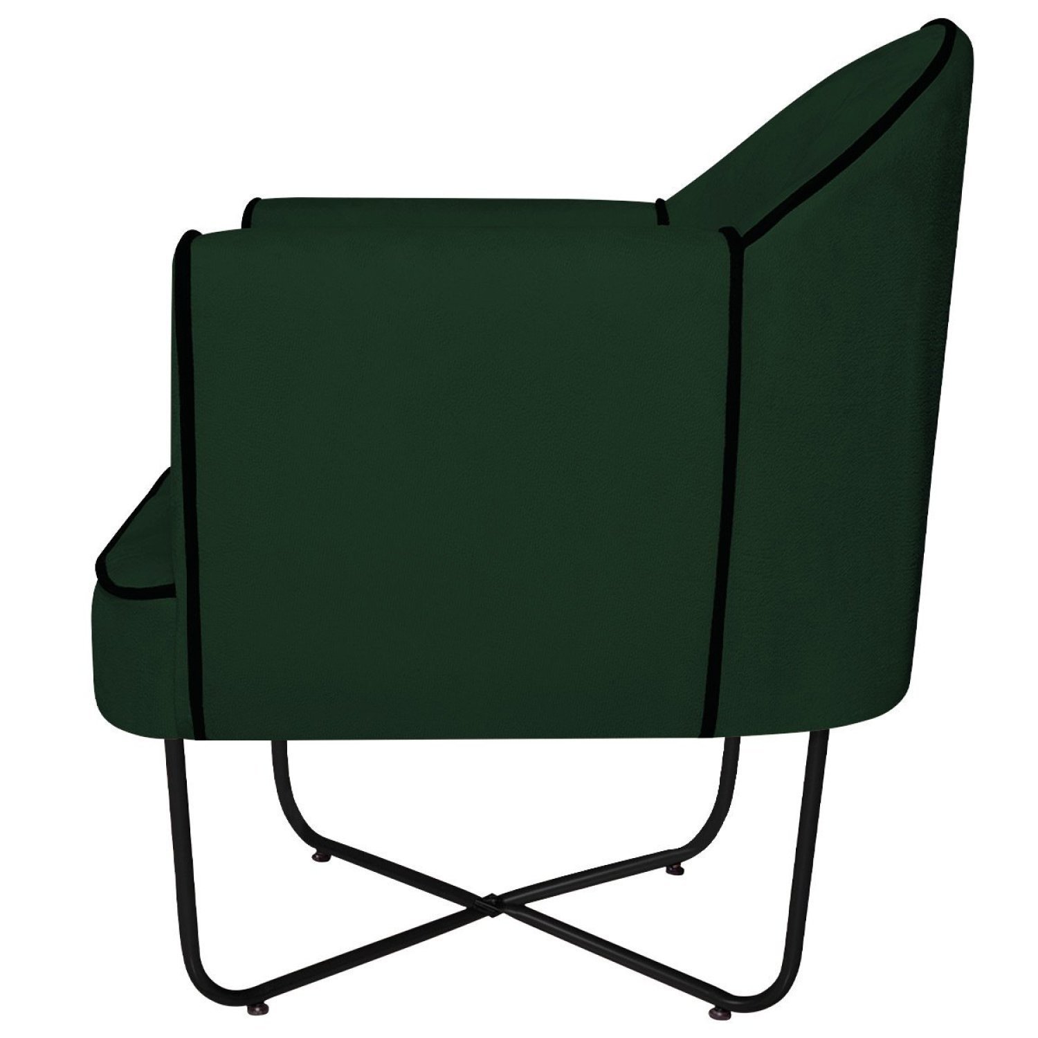 Poltrona Decorativa para Sala de Estar Base X Eva - 5