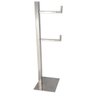 Suporte Porta Papel Higiênico De Chão Papeleira Aço Inox - 1