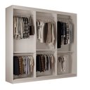 Ver imagem 2 de Roupeiro Casal Closet Light com 3 Prateleiras Moderna