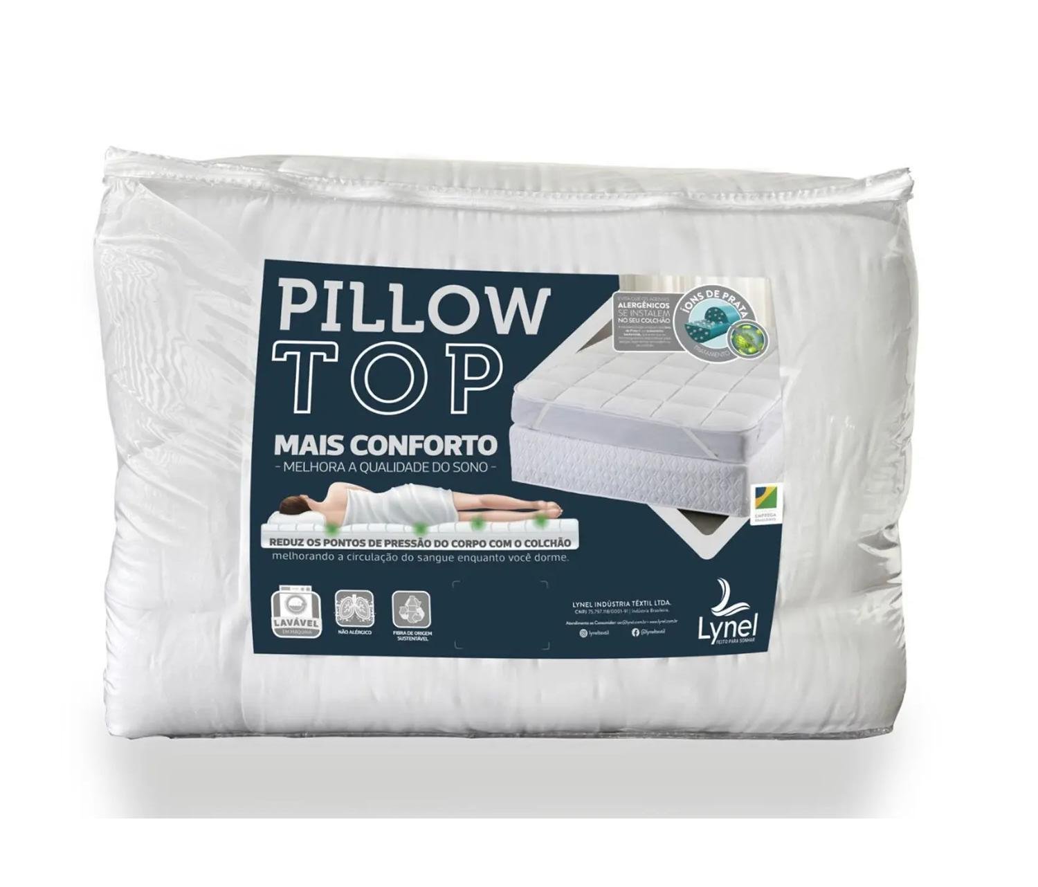Pillow Top Solteiro De Microfibra Extra Macio Lynel - 3