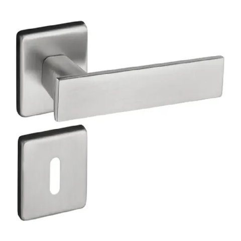 Fechadura Concept Roseta Cromado Acetinado Interno - Pado (408i)