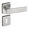 Fechadura Concept Roseta Cromado Acetinado Interno - Pado (408i) - 1