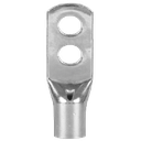 Ver imagem 1 de Terminal, Cobre Estanhado, 2 Furos e 1 Compressão M5, 10,0mm², Cor Estanho, (pcte 50un)