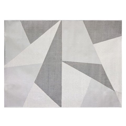 Tapete Sala Top 2,00x2,50 Antider. Slim Prisma Cinza Escuro