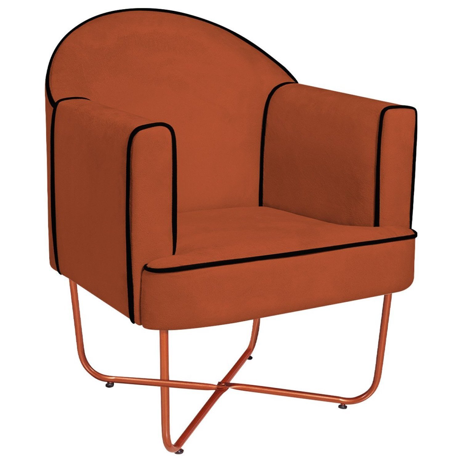 Poltrona Decorativa para Sala de Estar Base X Eva - 2
