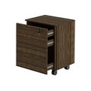 Ver imagem 4 de Gaveteiro Arquivo com Chave e Rodízios Multimóveis CR25045 Nogal