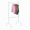 Ver imagem 1 de Cabideiro Arara Varal de Chão Organizador de Roupa Aberto