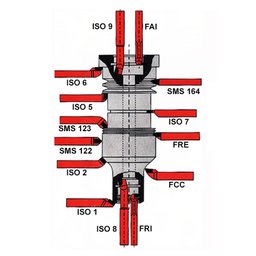 Ferramenta Soldada para Canal Interno Fai 1010 D P30 - 2 Peças - 3