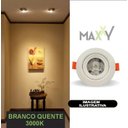 Ver imagem 3 de Kit 10 Spot Dicroica Redondo Direcionável Led Smd 7w Quente Max-0447
