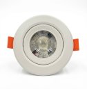Ver imagem 2 de Kit 10 Spot Dicroica Redondo Direcionável Led Smd 7w Quente Max-0447