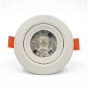 Ver imagem 2 de Kit 10 Spot Dicroica Redondo Direcionável Led Smd 7w Quente Max-0447