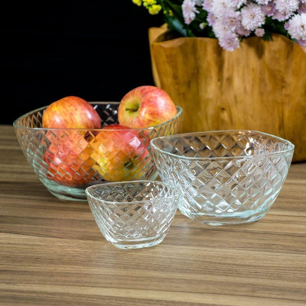Saladeira 10x20x20cm 2l Vidro Transp - 4