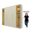 Ver imagem 5 de Guarda Roupa Casal Cumaru 6 Portas com 2 Portas Reflecta com LED Yescasa