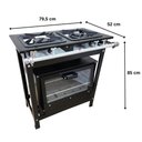 Ver imagem 4 de Fogão 2 Bocas Cefaz com Forno Linha Gold Baixa Pressão CFZG-118