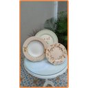 Ver imagem 2 de Jogo 6 Pratos Fundos Magnolia By Aurora 25cm - Alleanza