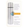 Garrafa Térmica de Viagem Inox Quente e Frio 500ml - Fratelli - 6