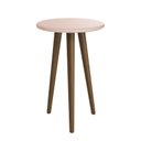 Ver imagem 6 de Dormitório Infantil Theo 2 Portas, Cômoda 6 Gavetas, Berço, Mesa de Canto Rosa Fosco com Pés Amadeir