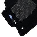 Ver imagem 6 de Jogo de Tapete Automotivo Carpete Ford Ka 2015 À 2019 Soft Logo Bordado Preto 5 Peças S/m Soft Preto