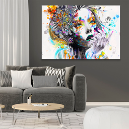 Quadro Garota Grafite -- BR ARTES - 3