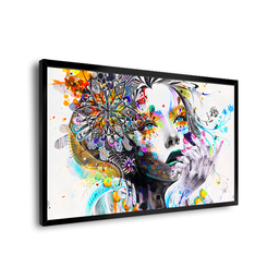 Quadro Garota Grafite -- BR ARTES - 2