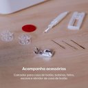 Ver imagem 5 de Máquina de Costura Doméstica Portátil Elgin Futura Plus Jx-2052 Braço Livre 12 Pontos 110V
